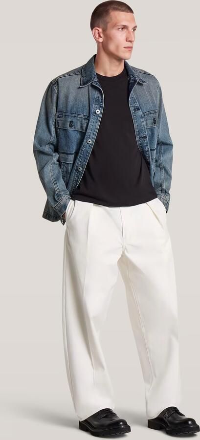 G-Star RAW Summer Denim Straight Chino Wit Heren - Foto 5