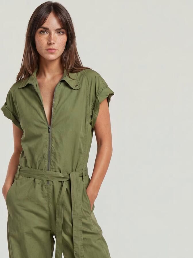 G-Star RAW Summer Jumpsuit Groen Dames - Foto 4