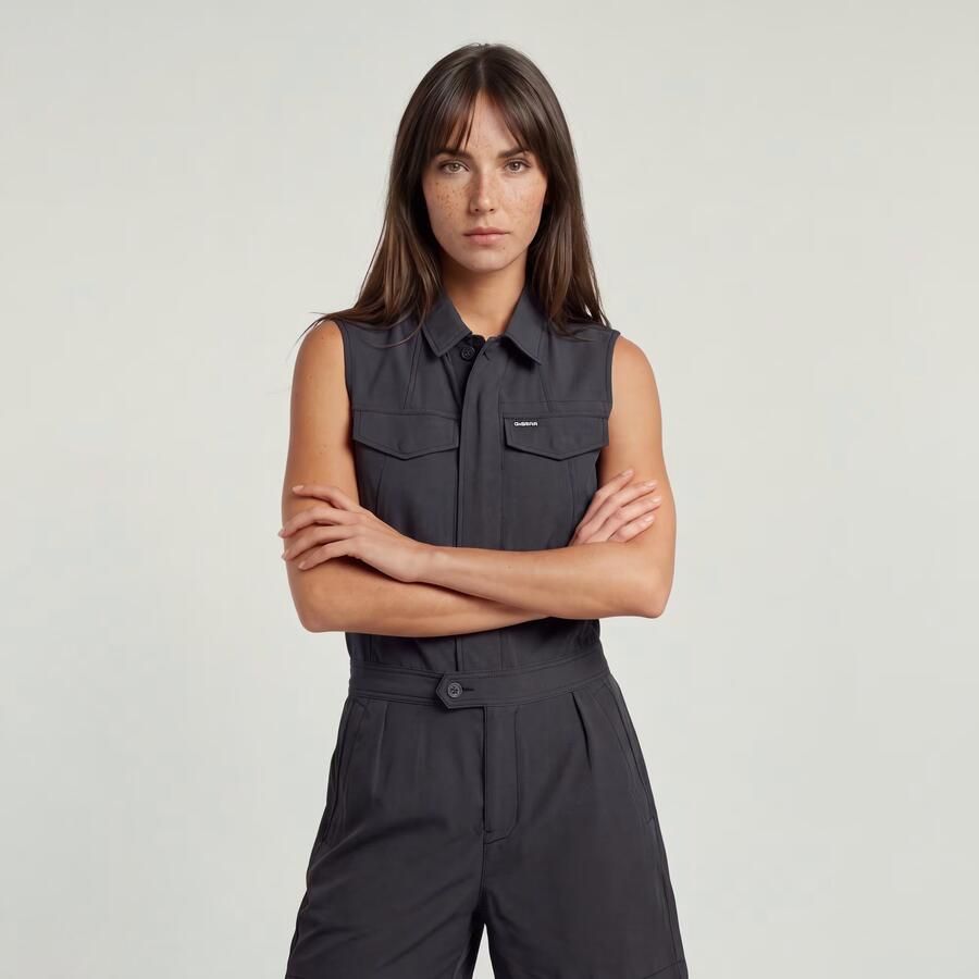 G-Star Raw Trainingspak D26009-D522 SUMMER PLAYSUITE-860 PETROL - Foto 6