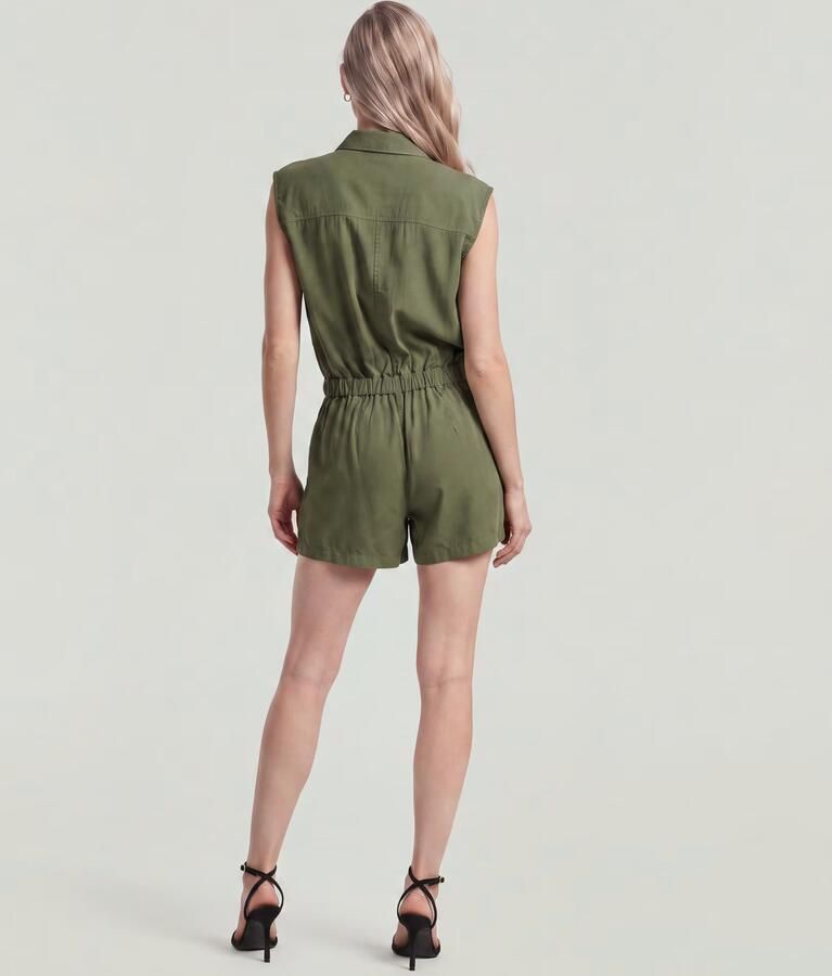 G-Star RAW Summer Playsuit Groen Dames - Foto 3