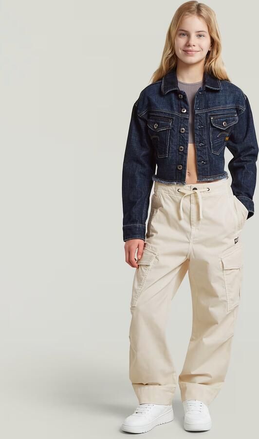 G-Star RAW Summer Snow Cargobroek voor meisjes Beige meisjes - Foto 5