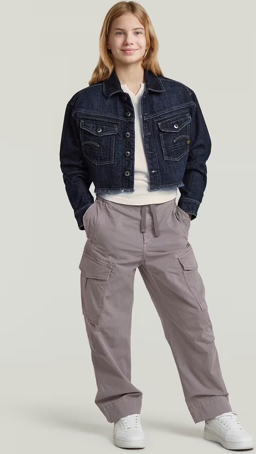 G-Star RAW Summer Snow Cargobroek voor meisjes Grijs meisjes - Foto 5