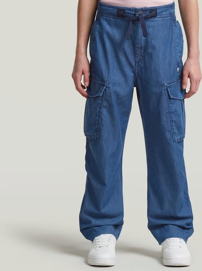 G-Star RAW Summer Snow Cargobroek voor meisjes Midden blauw meisjes