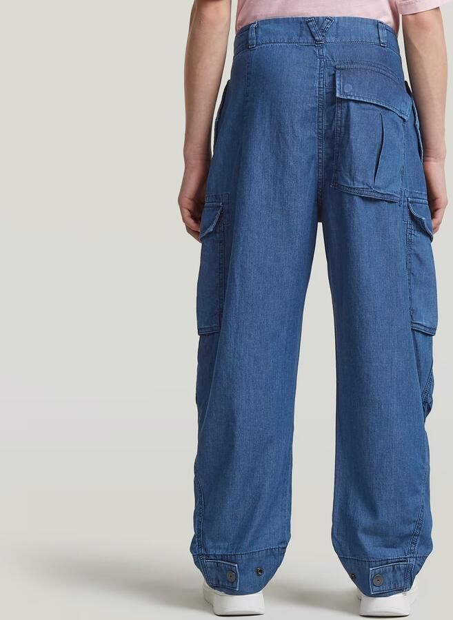 G-Star RAW Summer Snow Cargobroek voor meisjes Midden blauw meisjes - Foto 4