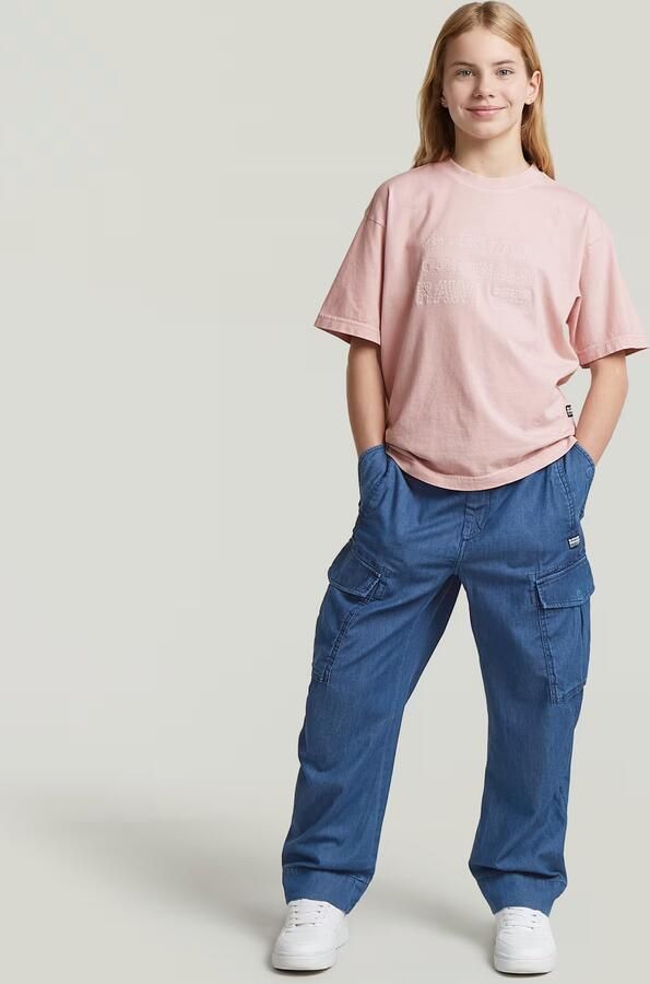 G-Star RAW Summer Snow Cargobroek voor meisjes Midden blauw meisjes - Foto 5