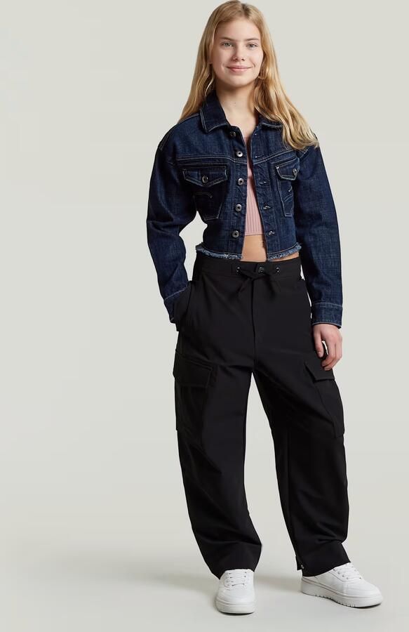 G-Star RAW Summer Snow Cargobroek voor meisjes Zwart meisjes - Foto 5