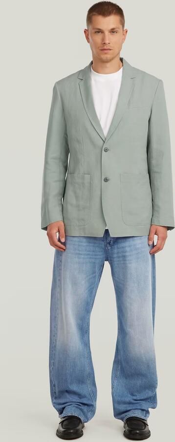 G-Star RAW Summer Undone Blazer Groen Heren - Foto 6
