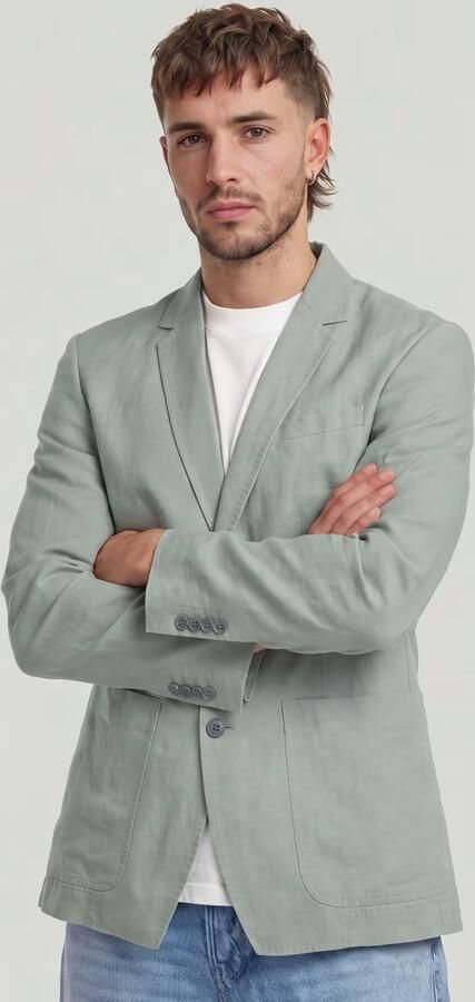 G-Star RAW Summer Undone Blazer Groen Heren - Foto 6