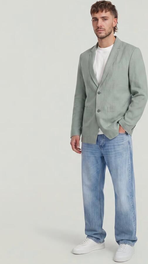 G-Star RAW Summer Undone Blazer Groen Heren - Foto 4