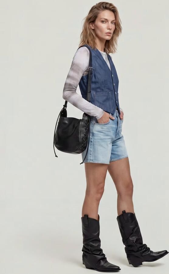 G-Star RAW Summer Vest Donkerblauw Dames - Foto 6