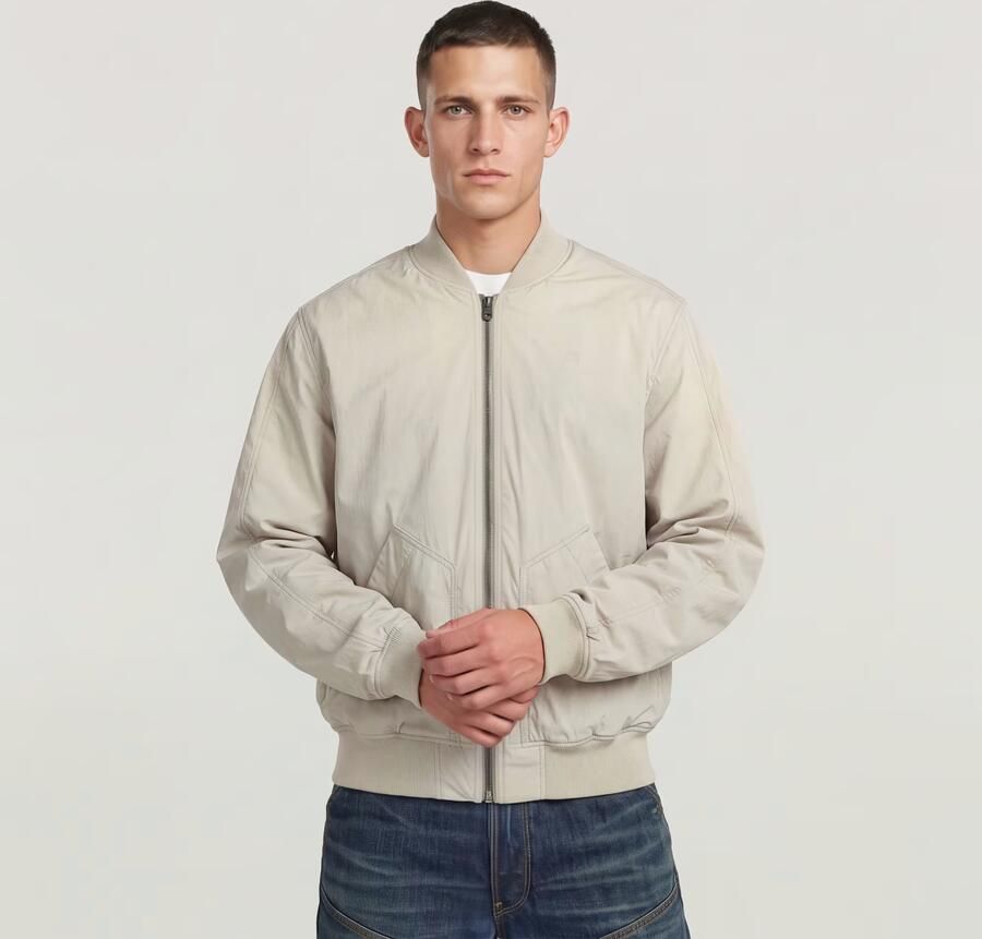 G-Star RAW Sunfaded Bomberjack Beige Heren