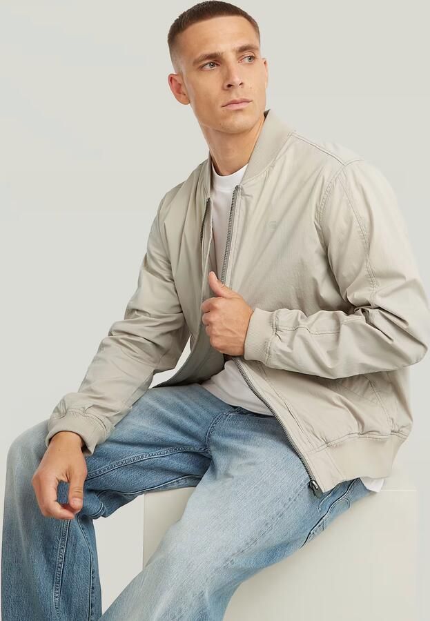 G-Star RAW Sunfaded Bomberjack Beige Heren - Foto 7