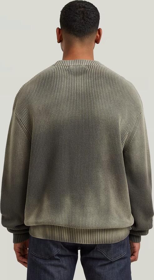 G-Star RAW Sunfaded Loose Gebreide Trui Bruin Heren - Foto 5