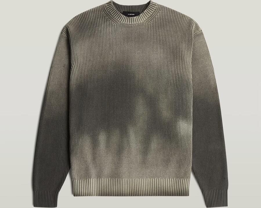 G-Star RAW Sunfaded Loose Gebreide Trui Bruin Heren - Foto 4