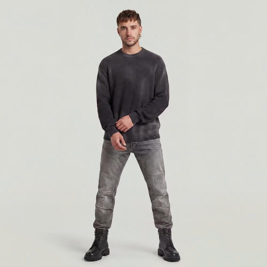 G-Star RAW Sunfaded Loose Gebreide Trui Donkerblauw Heren - Foto 3