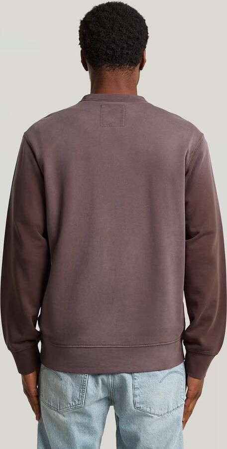 G-Star RAW Sunfaded Sweater Bruin Heren - Foto 6