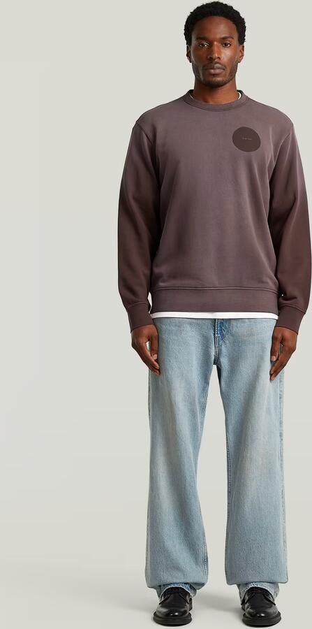 G-Star RAW Sunfaded Sweater Bruin Heren - Foto 7