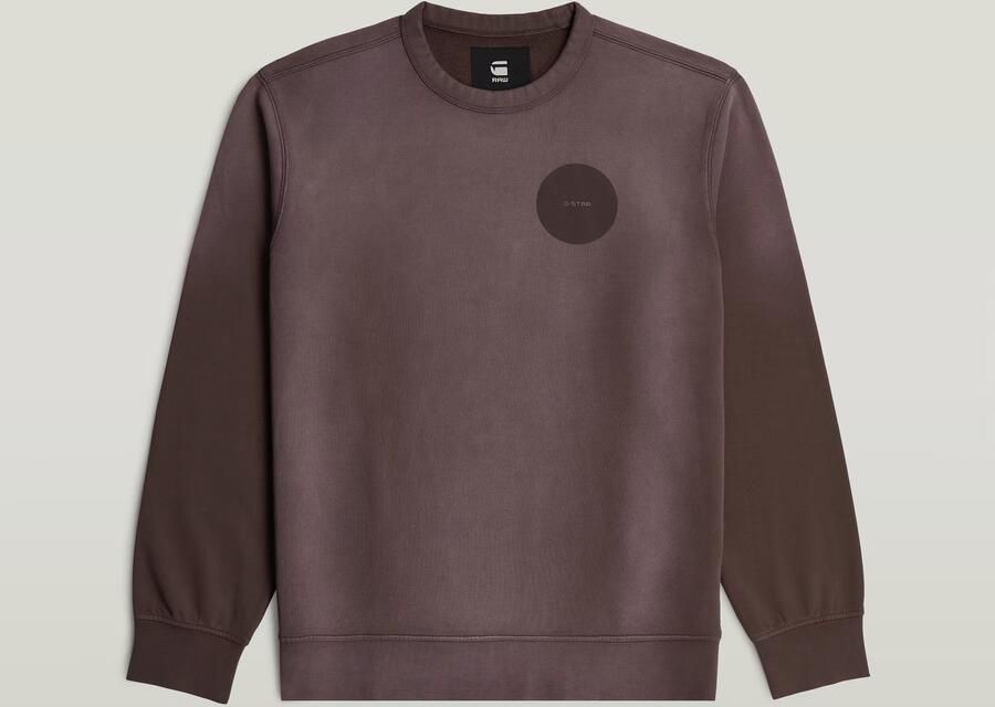 G-Star RAW Sunfaded Sweater Bruin Heren - Foto 4