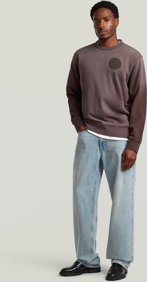G-Star RAW Sunfaded Sweater Bruin Heren - Foto 5