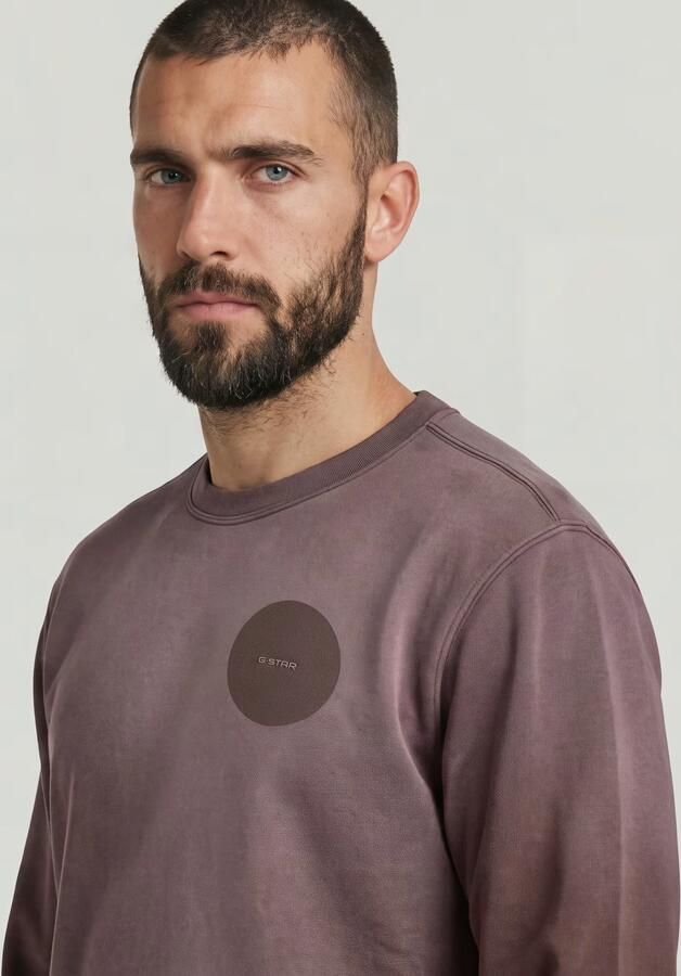 G-Star RAW Sunfaded Sweater Bruin Heren - Foto 5