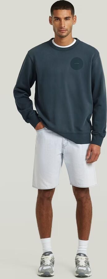 G-Star RAW Sunfaded Sweater Donkerblauw Heren - Foto 6