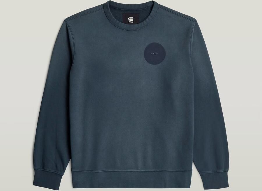 G-Star RAW Sunfaded Sweater Donkerblauw Heren - Foto 4