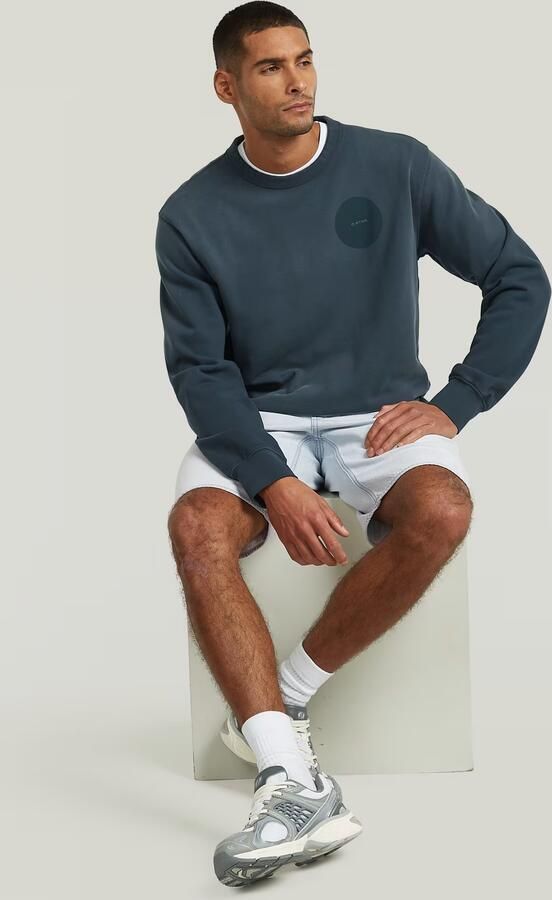 G-Star RAW Sunfaded Sweater Donkerblauw Heren - Foto 5