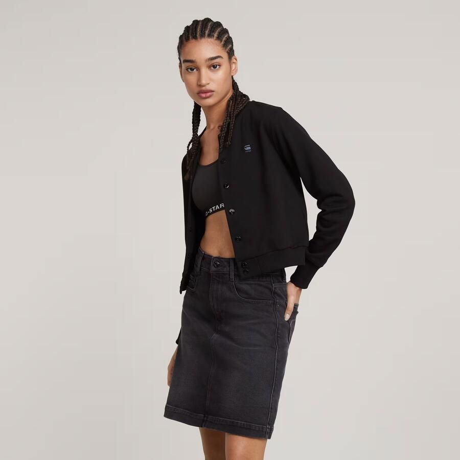 G-Star RAW Sweater Bomberjack Zwart Dames - Foto 7