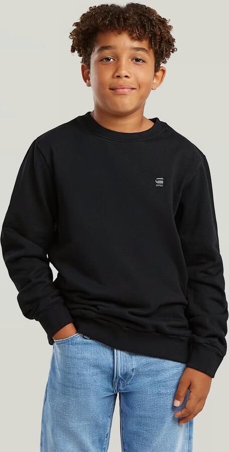 G-Star RAW Sweater Unbrushed voor jongens Donkerblauw jongens - Foto 5
