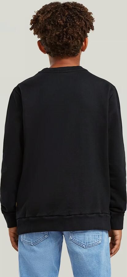 G-Star RAW Sweater Unbrushed voor jongens Donkerblauw jongens - Foto 8