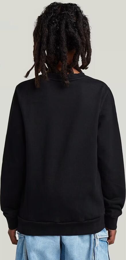 G-Star RAW Sweater Unbrushed voor jongens Zwart jongens - Foto 9