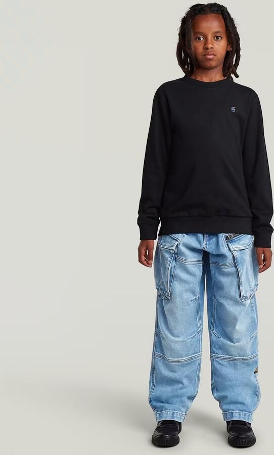 G-Star RAW Sweater Unbrushed voor jongens Zwart jongens - Foto 7
