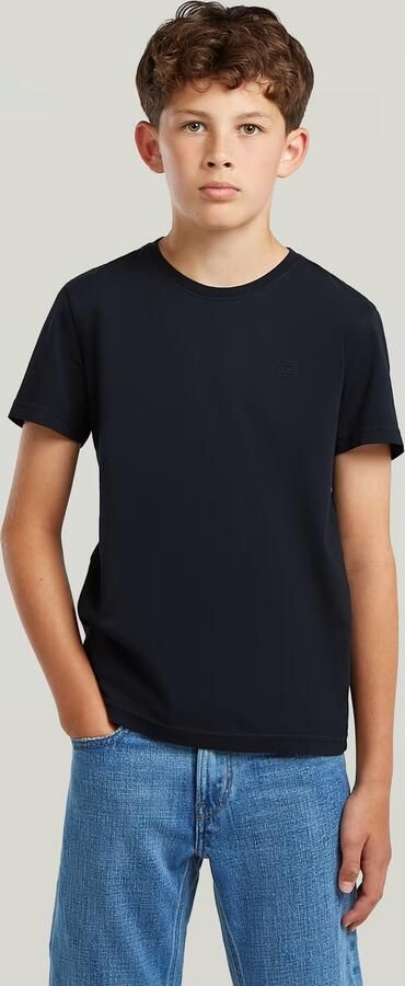 G-Star RAW T-shirt Base voor jongens Donkerblauw jongens