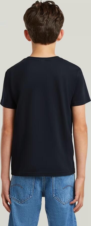 G-Star RAW T-shirt Base voor jongens Donkerblauw jongens - Foto 4