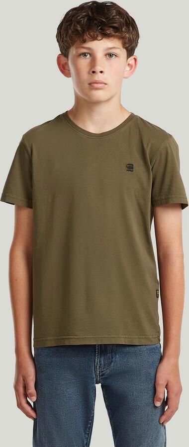 G-Star RAW T-shirt Base voor jongens Groen jongens - Foto 3
