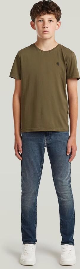 G-Star RAW T-shirt Base voor jongens Groen jongens - Foto 8