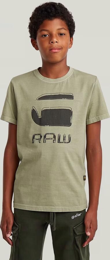 G-Star RAW T-shirt Base voor jongens Lichtblauw jongens