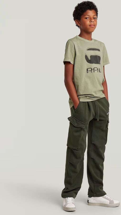 G-Star RAW T-shirt Base voor jongens Lichtblauw jongens - Foto 4