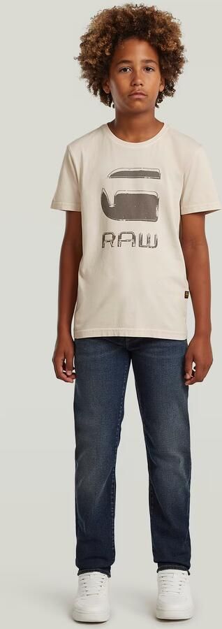 G-Star RAW T-shirt Base voor jongens Wit jongens - Foto 5