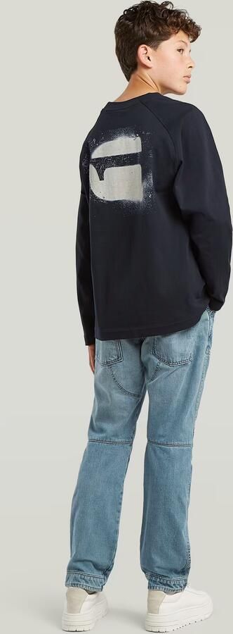 G-Star RAW T-shirt Interst Boxy voor jongens Donkerblauw jongens - Foto 7