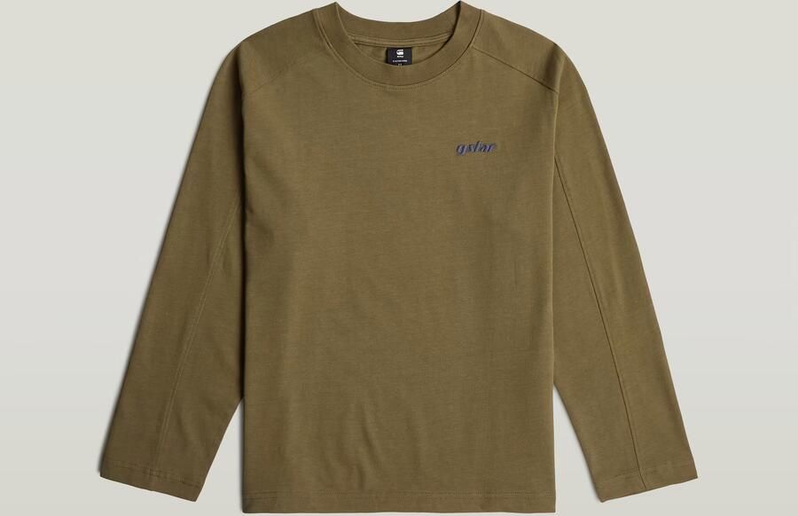 G-Star RAW T-shirt Interst Boxy voor jongens Groen jongens - Foto 3