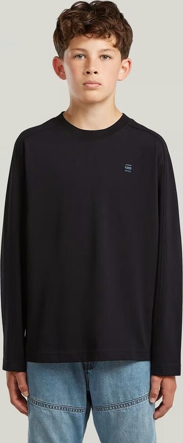 G-Star RAW T-shirt Interst Boxy voor jongens Zwart jongens