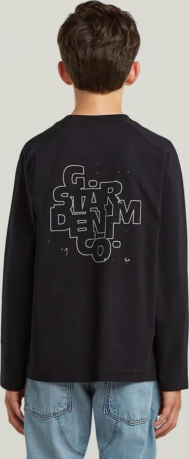G-Star RAW T-shirt Interst Boxy voor jongens Zwart jongens - Foto 4