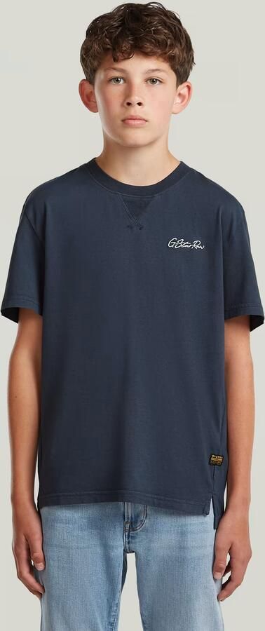 G-Star RAW T-shirt Nifous voor jongens Donkerblauw jongens