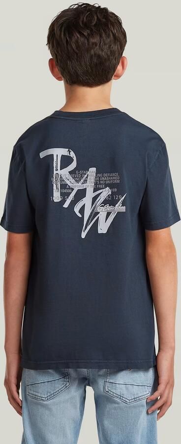 G-Star RAW T-shirt Nifous voor jongens Donkerblauw jongens - Foto 5