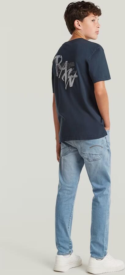 G-Star RAW T-shirt Nifous voor jongens Donkerblauw jongens - Foto 4