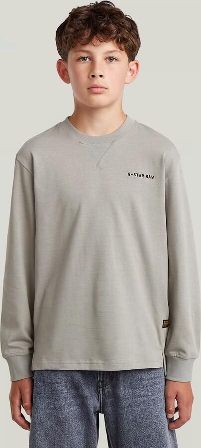 G-Star RAW T-shirt Nifous voor jongens Grijs jongens - Foto 4