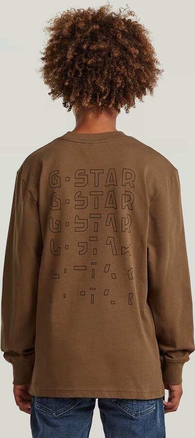 G-Star RAW T-shirt Nifous voor jongens Groen jongens - Foto 3