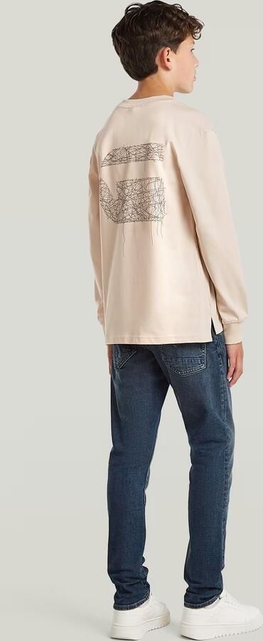 G-Star RAW T-shirt Nifous voor jongens Wit jongens - Foto 5