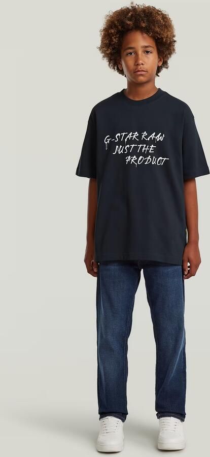 G-Star RAW T-shirt Oversized voor jongens Donkerblauw jongens - Foto 3